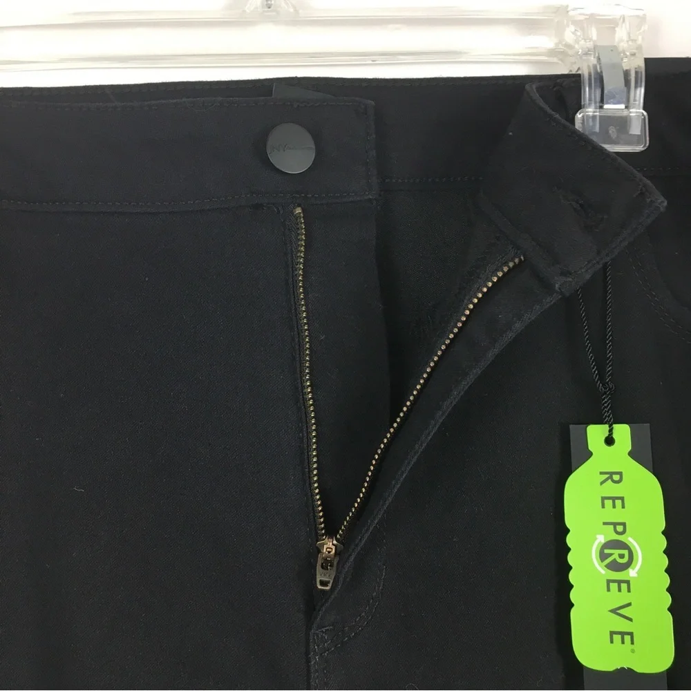 NWT Jones New York Repreve Black Jeans Sz 22W Stretch Skinny Eco Friendly Goth - Picture 4 of 13